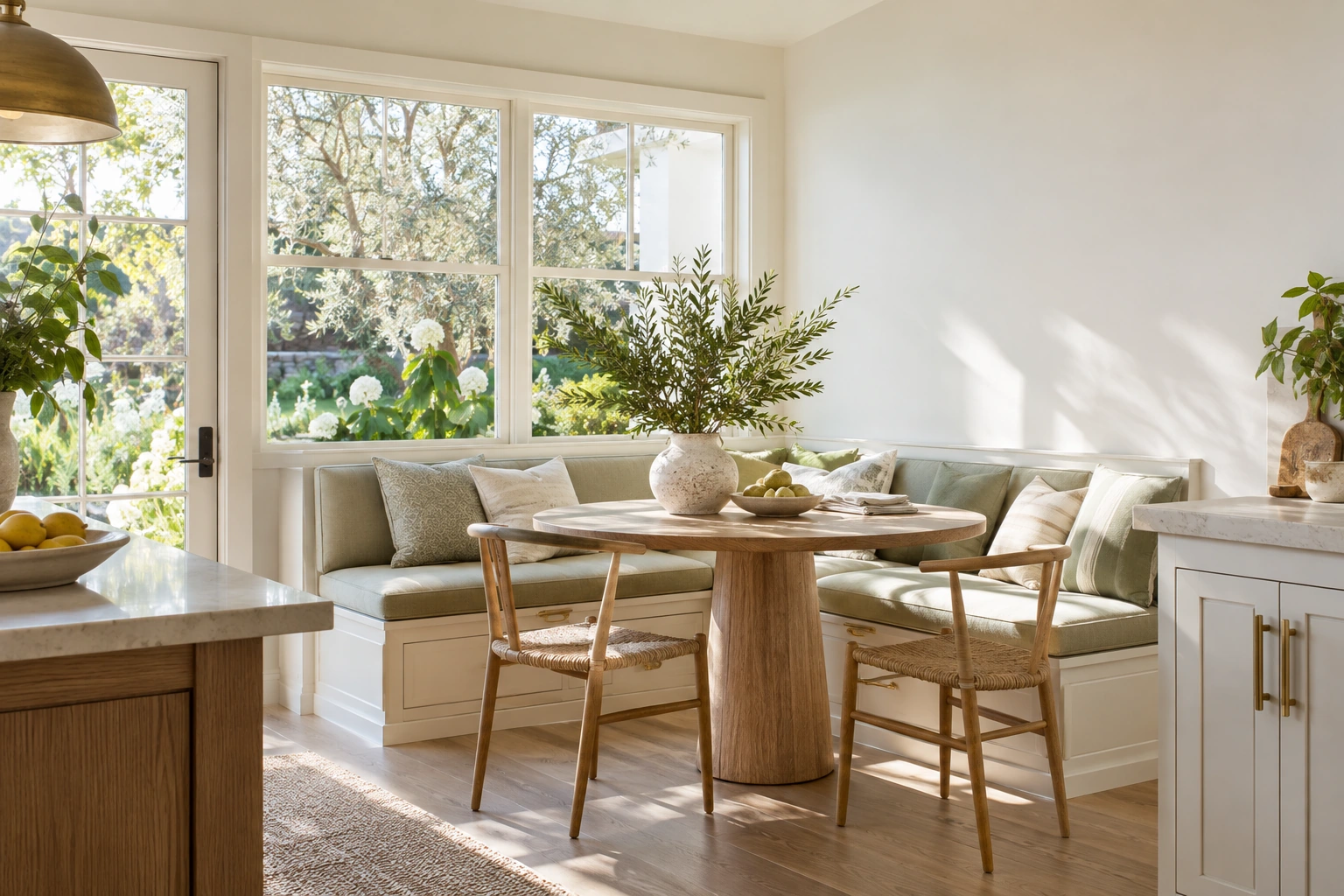 Peaceful home interior with natural light